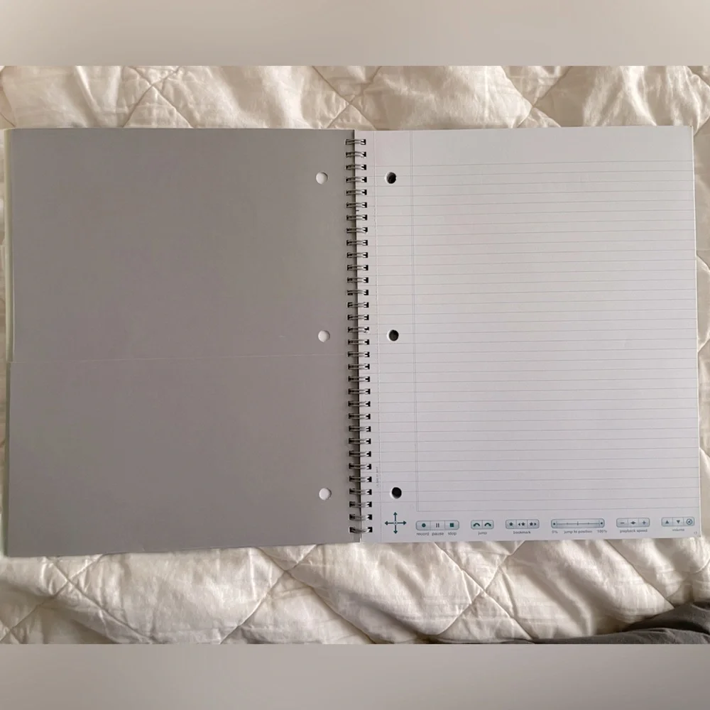 NWOT Livescribe Dot Paper - 1 Subject, 100 Sheet, College Ruled
